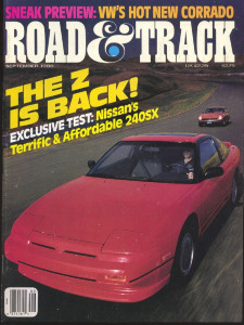 ROAD & TRACK 1988 SEPT - 240SX, CORRADO G60, NOVI